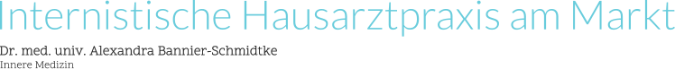 Internistische Hausarztpraxis am Markt   Innere Medizin Dr. med. univ. Alexandra Bannier-Schmidtke
